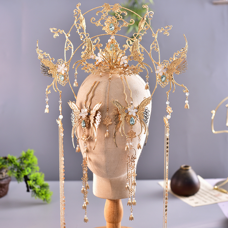 古风圣母发冠敦煌神女风头饰仙侠