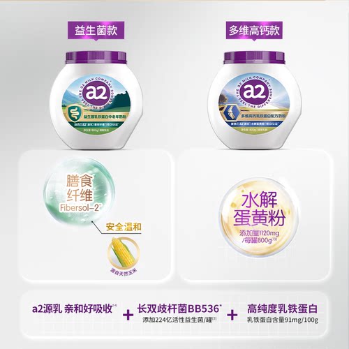 a2奶粉乳铁蛋白低GI益生菌骨骼