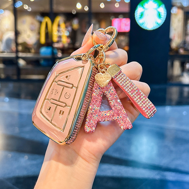 适用于凯迪拉克钥匙套xt5xt4车ct54ct6壳xts包atsl新款srx扣GT4女