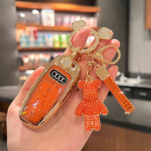 奥迪a6l钥匙套a4l汽车24款q5l/q3/q2l扣q4etron壳a3a5a7la8包女s4