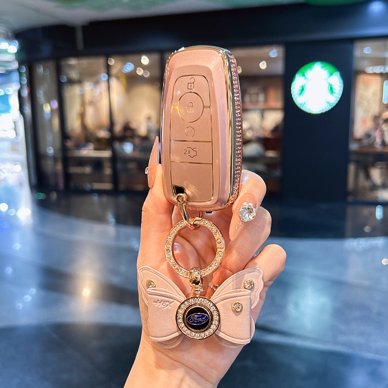 适用福特蒙迪欧钥匙套福克斯福睿斯壳锐界际探险者金牛座野马翼搏