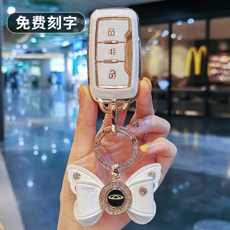 全新TPU钥匙包光面软壳