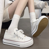 通勤小白鞋 回力白色帆布鞋 女 百搭鞋 子休闲低帮板鞋 女2025夏季 爆款