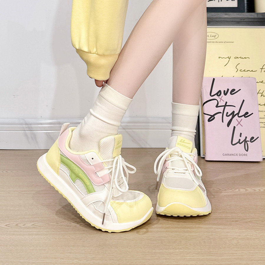 回力多巴胺厚底老爹鞋女2026新款网面百搭学生校园风休闲运动鞋女,女鞋,时尚休闲鞋,淘宝优惠券,粉丝福利购,淘宝优惠卷