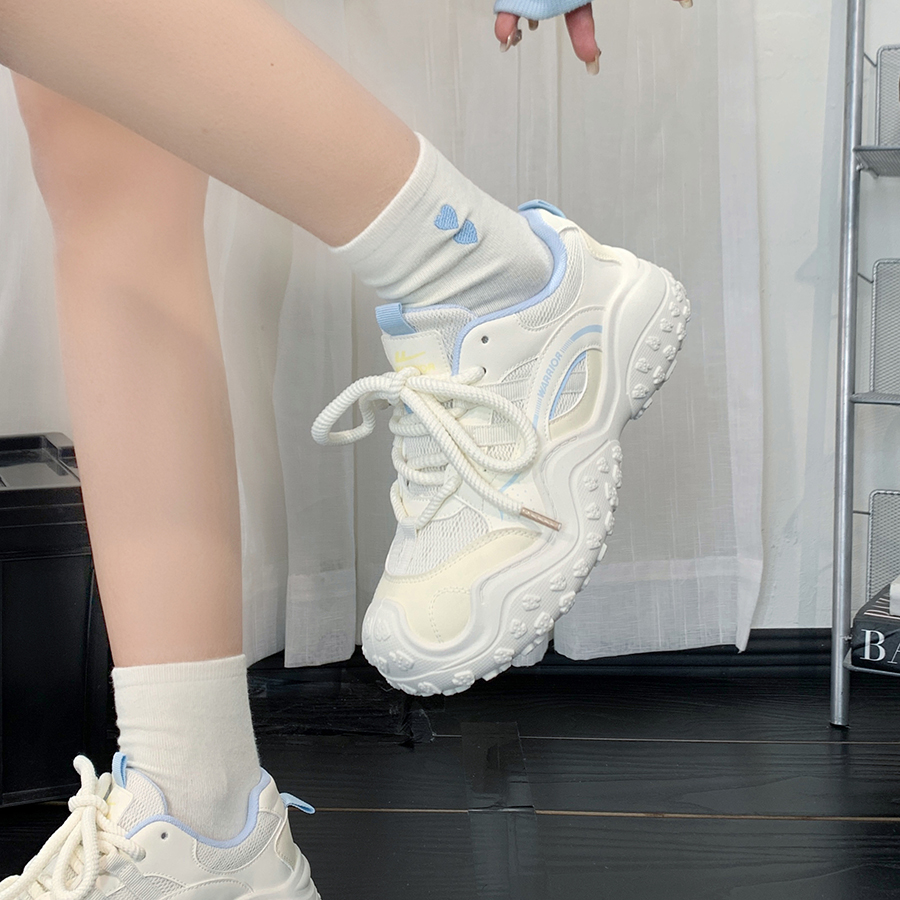 回力奶油户外登山鞋女