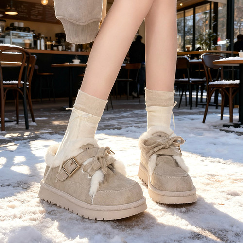 回力雪地靴女冬季新款