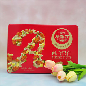 澳斯汀综合果仁896g混合坚果零食花生仁豌豆腰果仁扁桃仁每日坚果