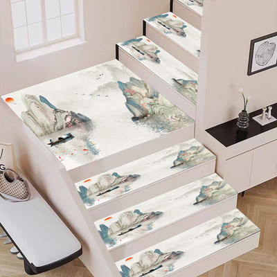 新中式免胶自粘防滑楼梯踏步垫