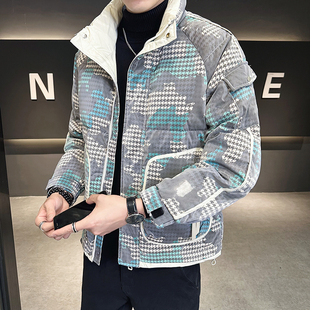 【香港·尊荣定制】轻薄羽绒服男款潮流帅气迷彩花色2025新款学生