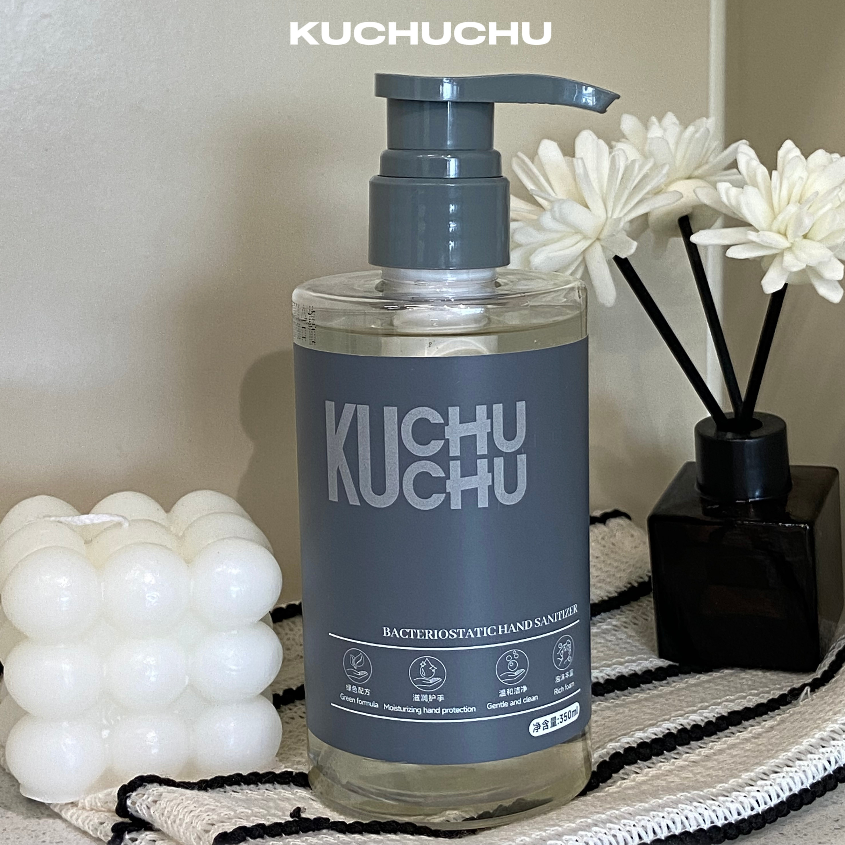 【北库新品】KUCHUCHU®抑菌洗手液丰富泡沫 350ml*3瓶装,洗护清洁剂/卫生巾/纸/香薰,洗手液,淘宝优惠券,粉丝福利购,淘宝优惠卷
