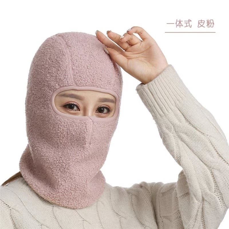 冬季保暖口罩帽子男护脸面罩女遮帽子