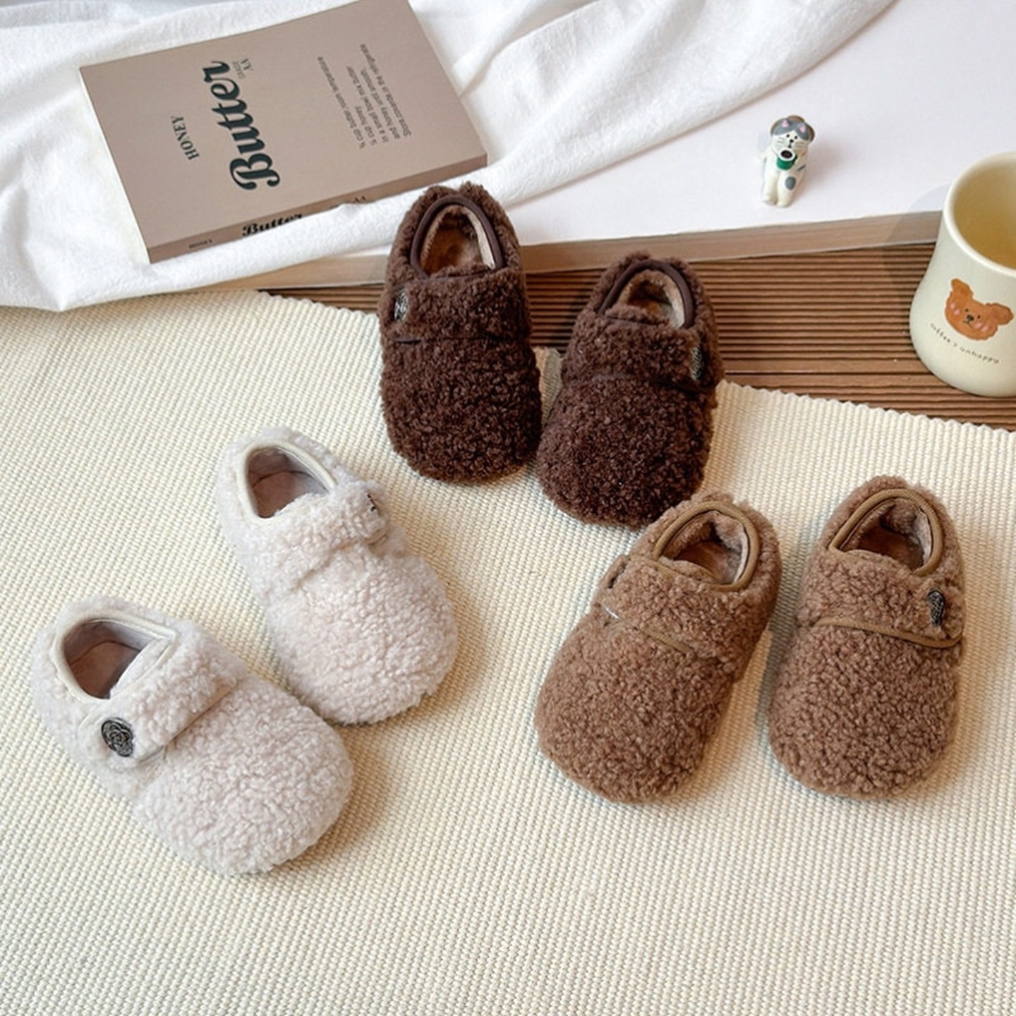 女童毛毛棉鞋子2026冬季新款儿童加绒加厚豆豆宝宝保暖防滑不掉跟,童鞋/婴儿鞋/亲子鞋,棉鞋,淘宝优惠券,粉丝福利购,淘宝优惠卷