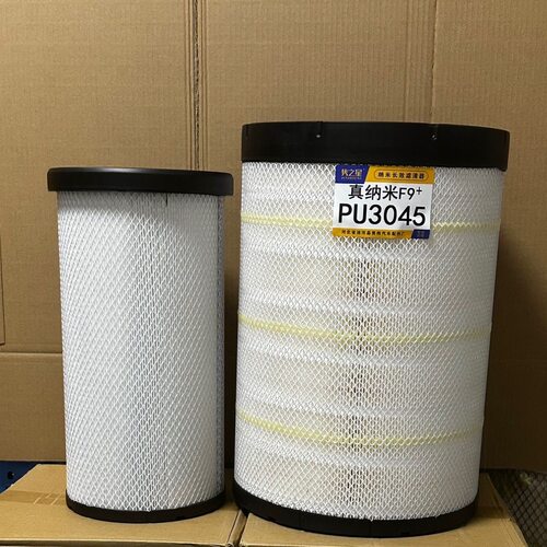 隽之星PU3045滤芯适配联合重卡陕汽德龙新款欧曼福田空气滤清器