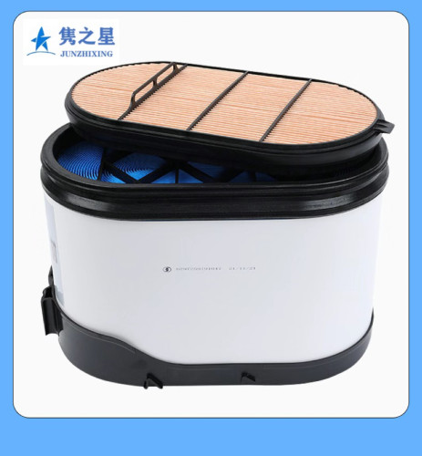 适配陕汽德龙X3000空气滤芯X5000纳米蜂窝空滤芯460 500 550马力