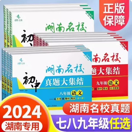 2024版真题大集结语数英物化