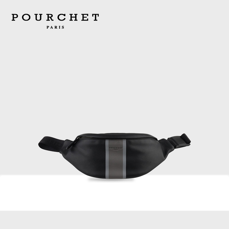 POURCHET/宝榭法国原创设计新款法国原创设计男士腰包通勤,箱包皮具/热销女包/男包,男士包袋,淘宝优惠券,粉丝福利购,淘宝优惠卷