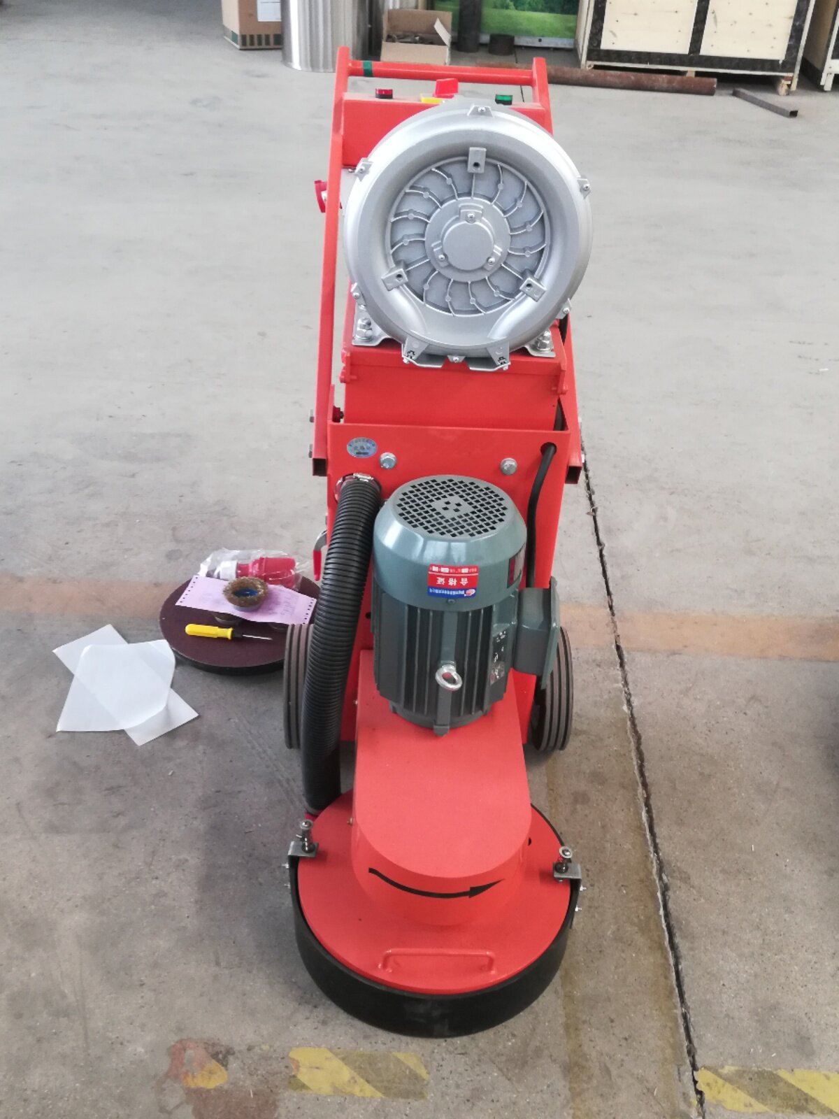 环氧地坪无尘研磨机水泥路面抛光机混凝土小型打磨机地面翻新