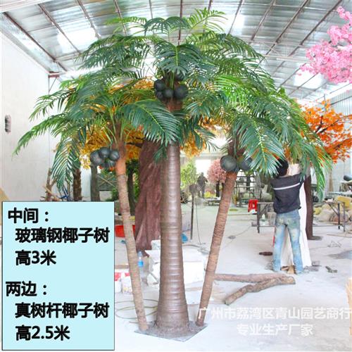 定制仿真植物仿真老人葵椰子树海藻树棕榈树家居装饰厂家供应