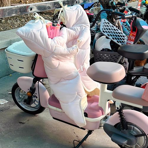 粉色电动车挡风被四季通用冬季加大加厚防水雅迪台铃爱玛防风罩