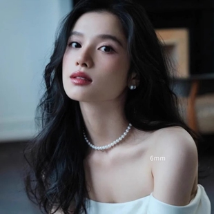 爆款 施家珠珍珠项链女轻奢小众高级感颈链锁骨链choker2025新款 夏