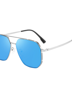 新款镀膜反光墨镜男士开车专用