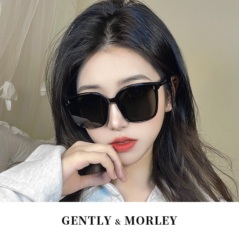 韩版GM墨镜男女款高级感2025新款大脸显瘦防晒防紫外线太阳镜开车