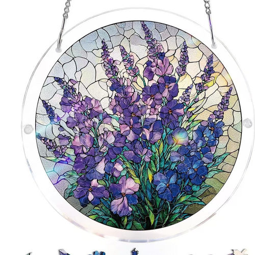 Colorful Birds of Spring Sun Catchers Window春日彩色小鸟拼图