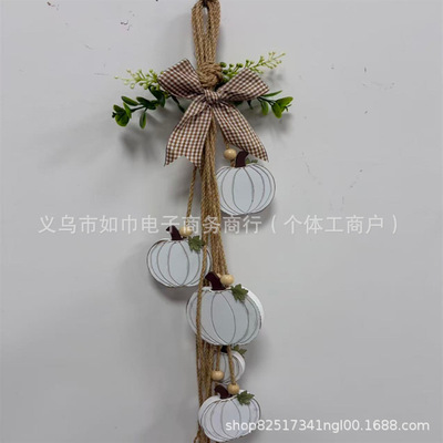 Vintage style pumpkin wall hanging decoration 南瓜墙挂装饰