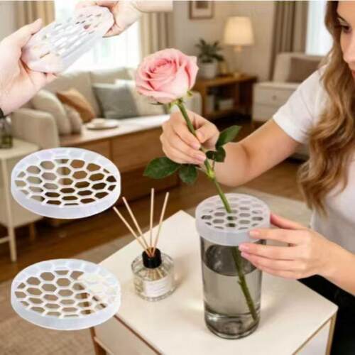 新款硅胶插花器固定插花网格silicone flower arranging grid