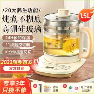 小熊养生壶家用多功能烧水煮茶壶办公室小型花茶煮茶器2022年新款