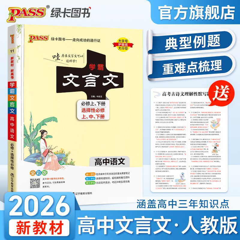 高中文言文古诗词全解一本通新教材地区适用