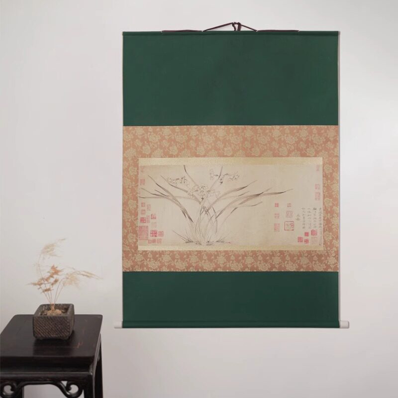 【银德轩】宋代挂轴空白卷轴书法手写挂画定制宣纸字画中国风中式装修