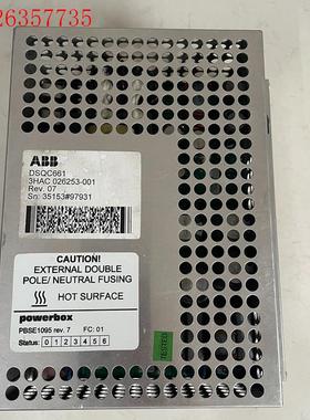 ABB机器人电源DSQC661拆机3hac 026253(议价)