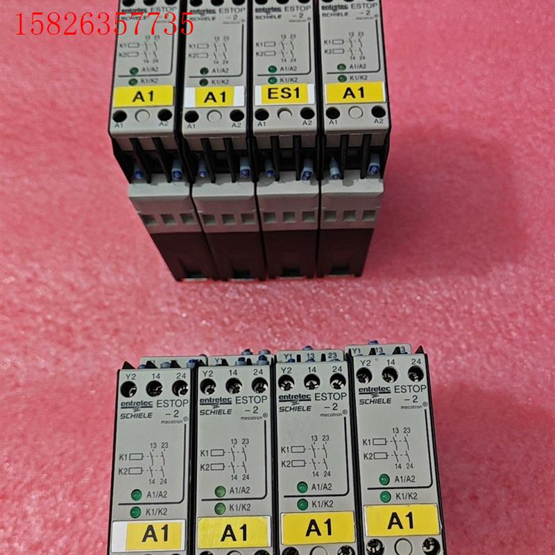 拆机SCHIELE安全继电器型号ESTOP-2 2.45(议价)