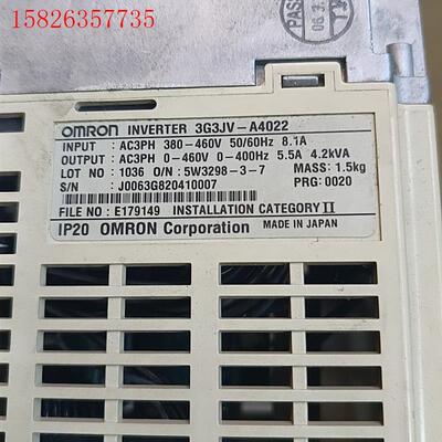 3G3JV-A4022拆机,实物拍摄,(议价)