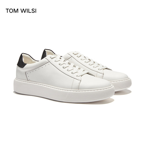 特制白色软皮商务休闲小白鞋百搭