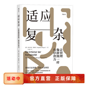 后浪正版 适应复杂 让管理像拼图一样有序省力 职业发展团队带领 企业公司经营图书书籍