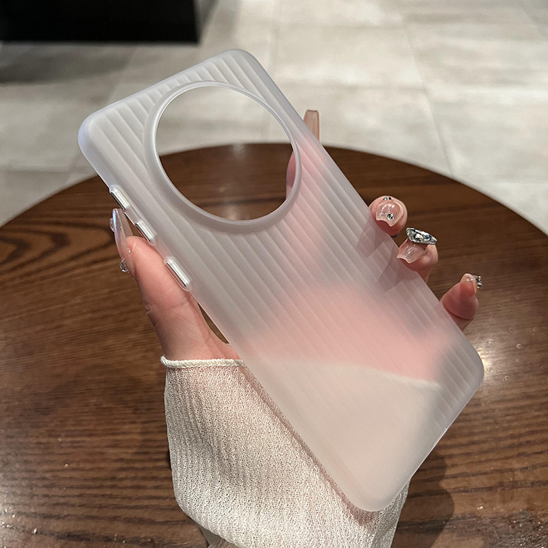 【磨砂瓦楞纹】适用于华为手机壳