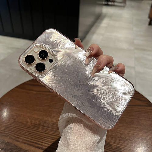 【烫金羽毛】适用于苹果手机壳