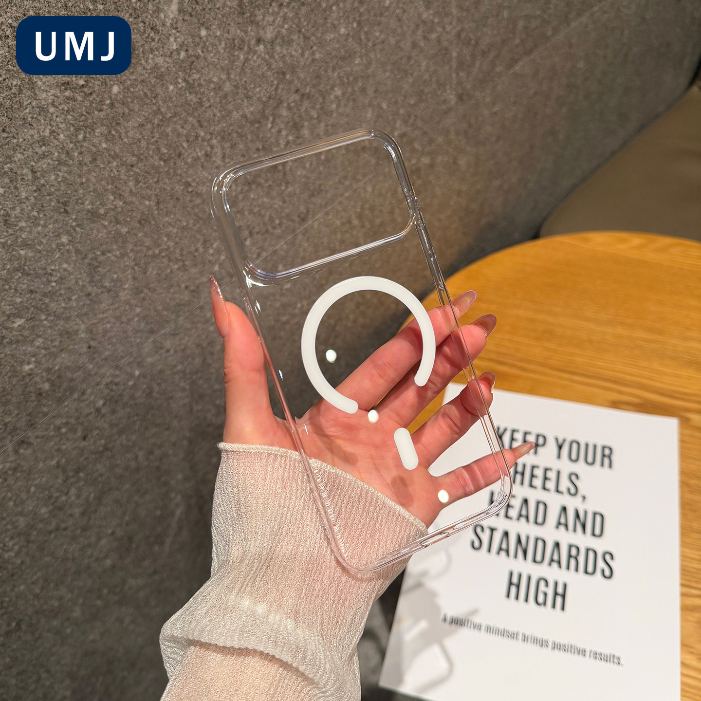 【防尘硬壳】umj适用于iphone18ProMax手机壳磁吸苹果17pro简约Air磁吸16plus超薄透明15/14pm13防摔保护套12