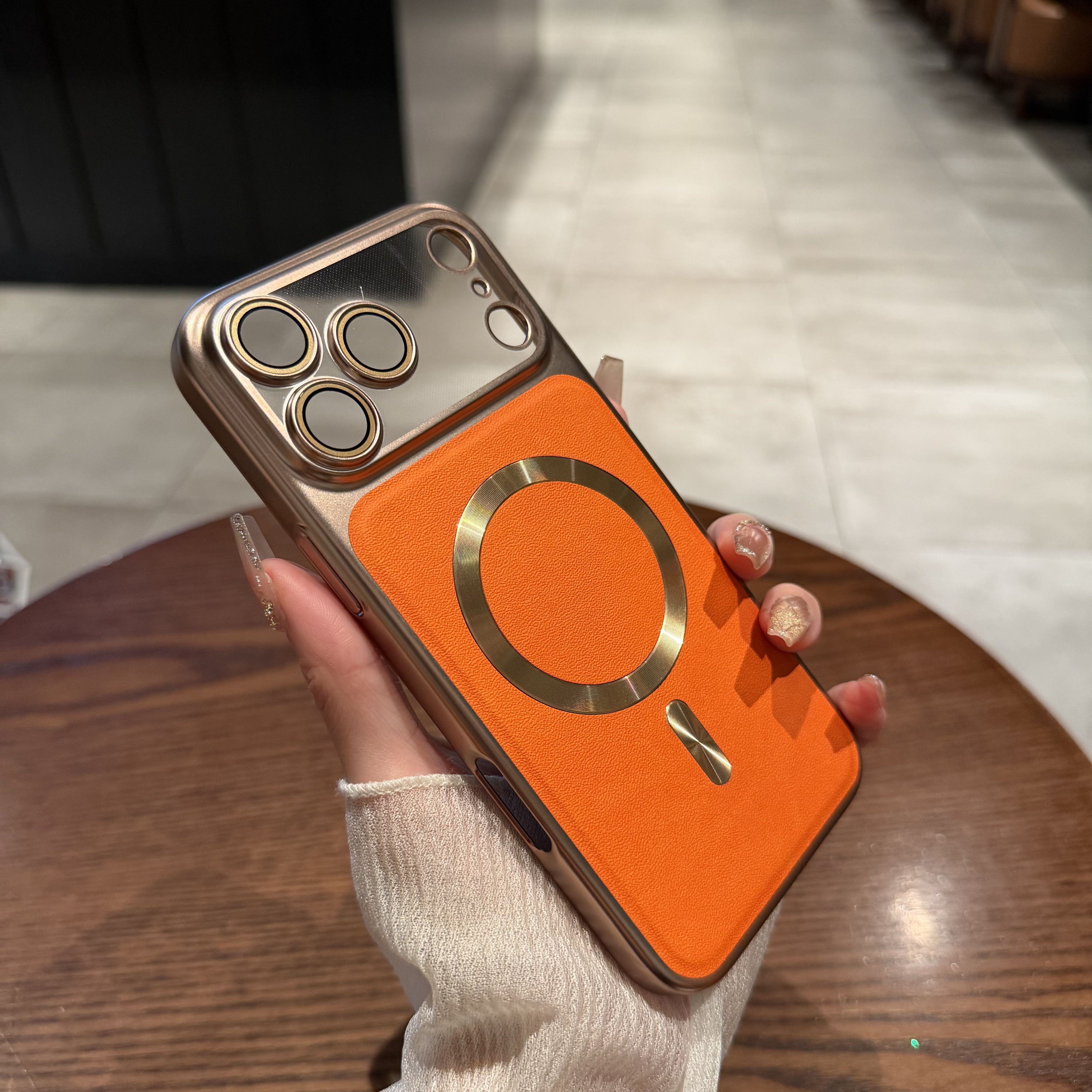 【皮质磁吸】适用于苹果手机壳