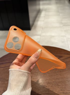【薄如纸，全软磨砂】umj适用于iphone17ProMax手机壳苹果16pro硅胶AIR新款橙色15防摔14/13超薄保护套男女12