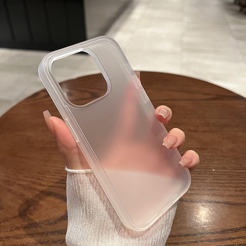 【磨砂防指纹】适用于苹果手机壳