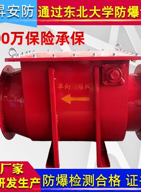 工厂支持定做粉尘管道防爆阀隔离阀Single flameproof valve