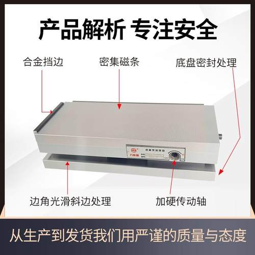 Xm42强磁正弦单倾吸盘150*150mm机床加工专用永磁吸盘