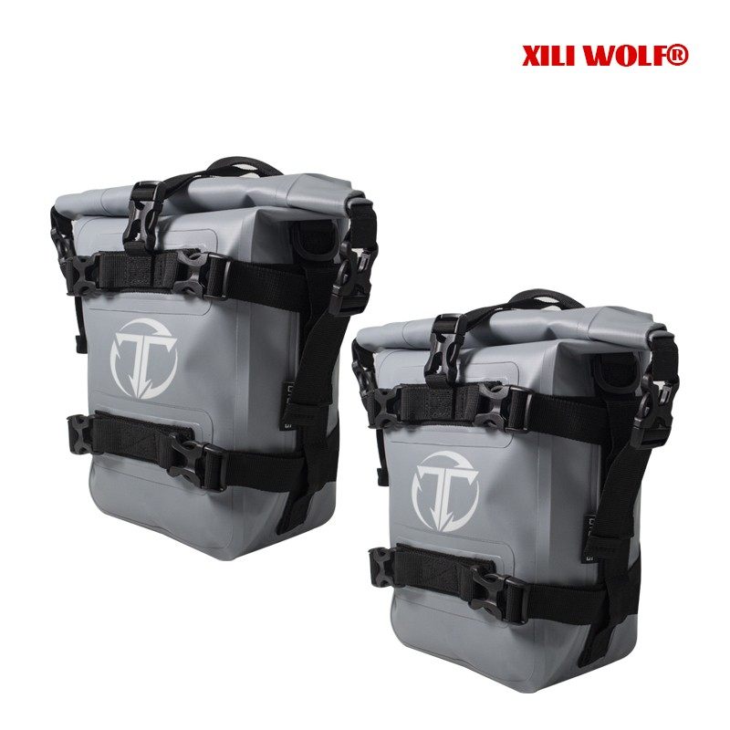 OTOTOGS 오토바이 범용 방수 범퍼 가방 BENELLI TRK702 502X 사이드 가방 오토바이 퀵 릴리스 교수형 가방