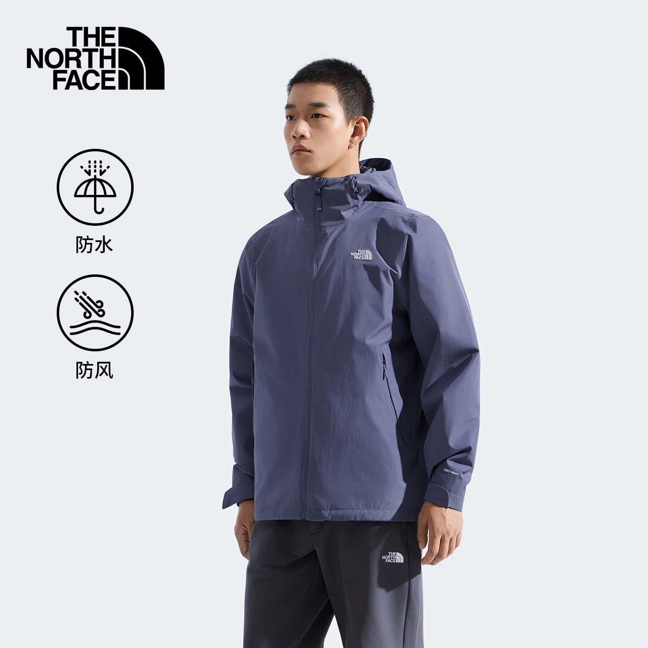 北面棉内胆三合一冲锋衣男25新款