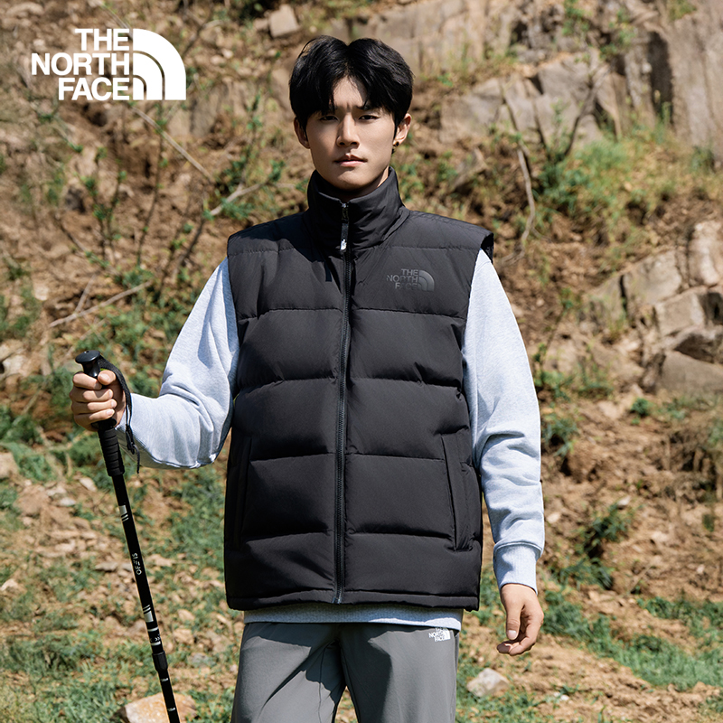 TheNorthFace北面羽绒马甲男户外600蓬防风保暖鹅绒马甲背心|8GK2
