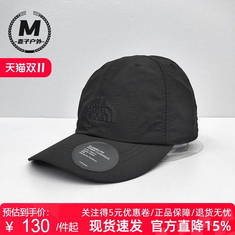TheNorthFace北面户外帽子男女2025春夏遮阳鸭舌帽运动棒球帽8CQ1