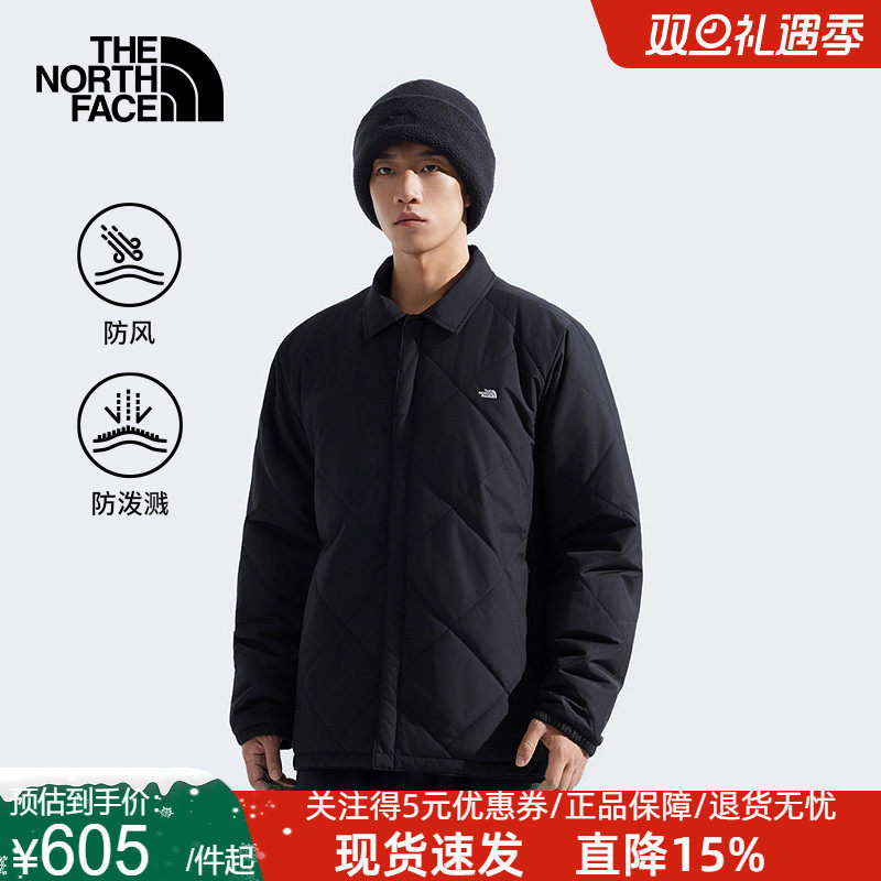 TheNorthFace北面两面穿棉服男士秋冬户外保暖防泼水外套82V3